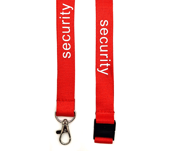 Czerwony(186 C) - security -  Zapięcie bezpieczeństwa - 20 mm